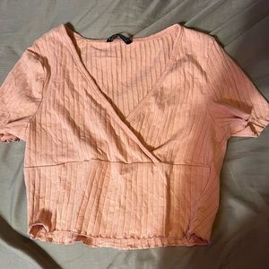 Shine crossover crop top